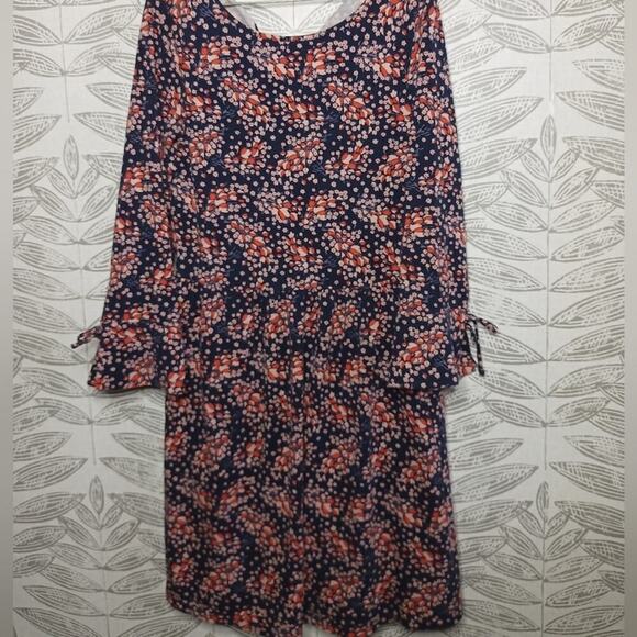 Boden Posie Dress Jersey Flowy Floral A Line - Picture 1 of 7